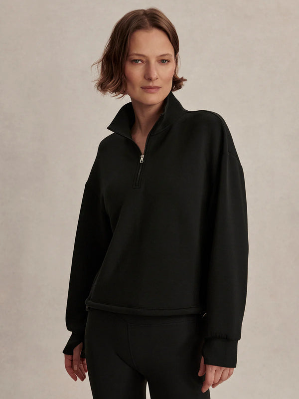 Sian Cropped Half Zip