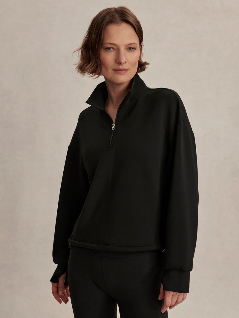 Sian Cropped Half Zip