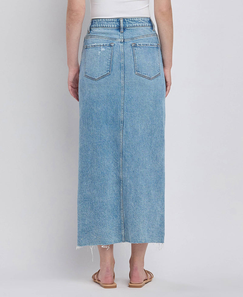 Midi Jean Skirt
