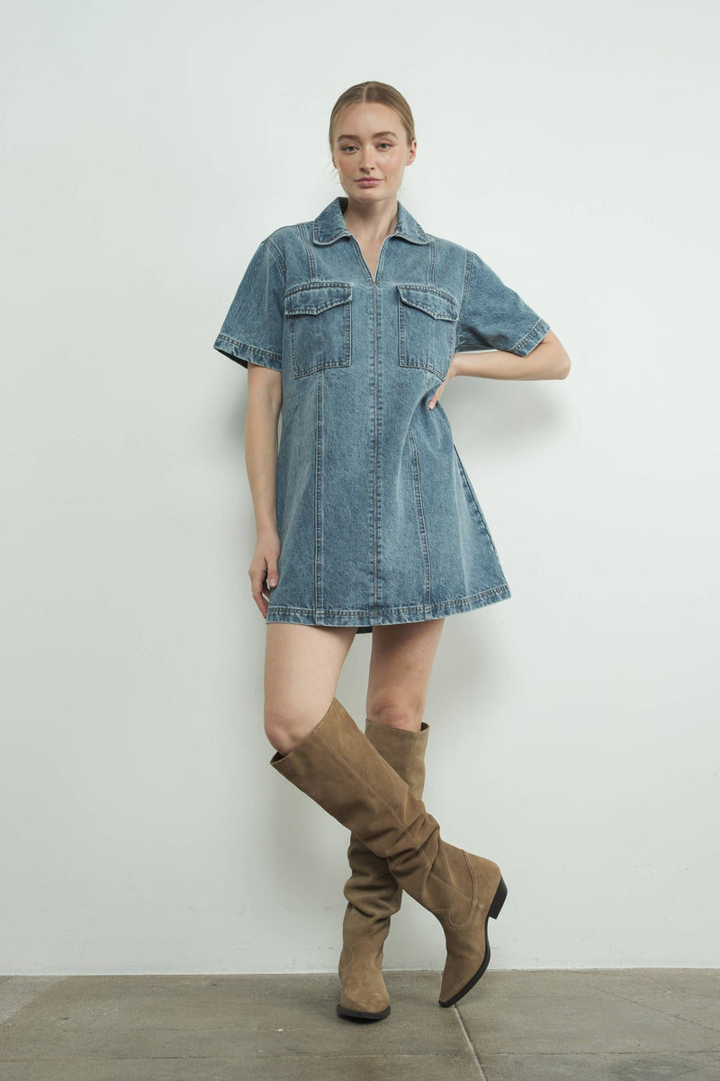 Denim Mini Dress