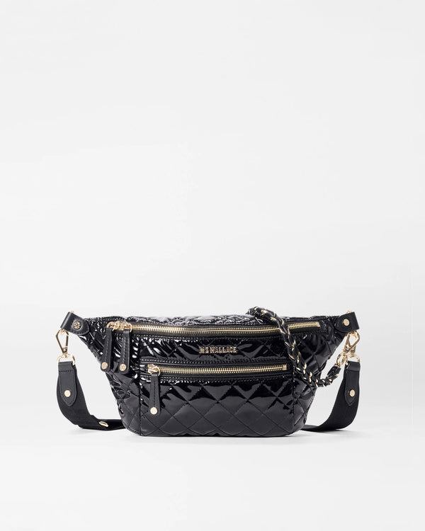 Crosby Small Crossbody Black Lacquer