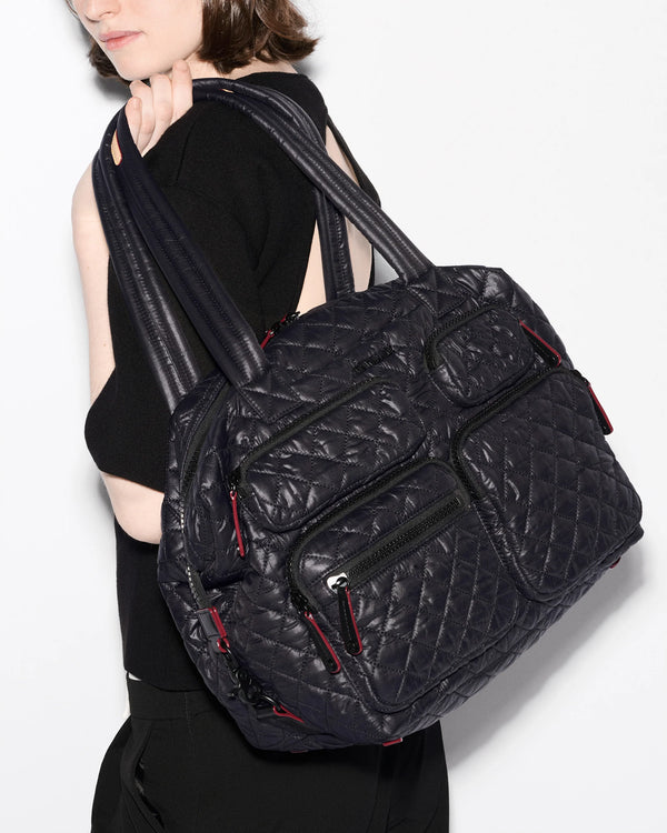 Black Large Sutton Travel Bag