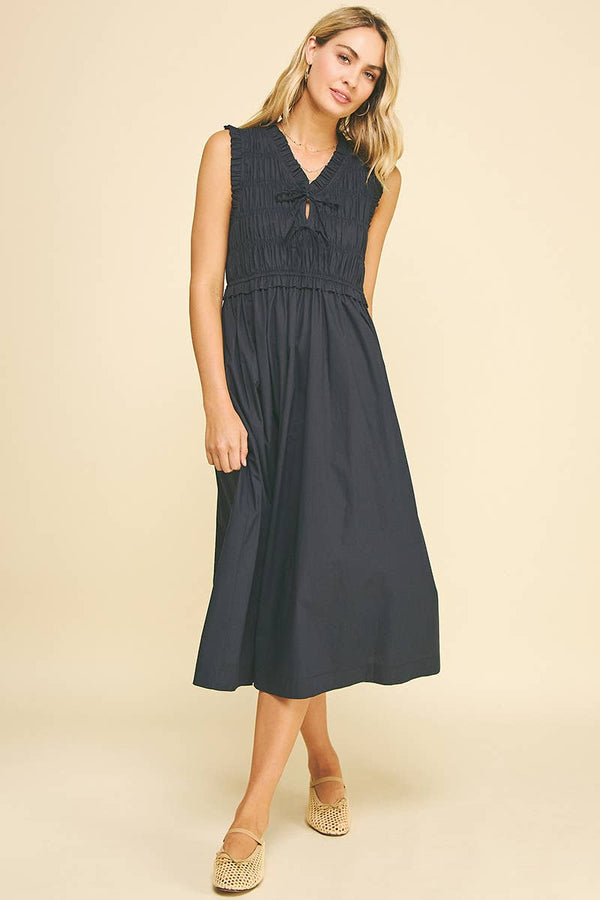 Ink Smocking Dress
