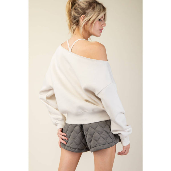 French Terry Off Shoulder