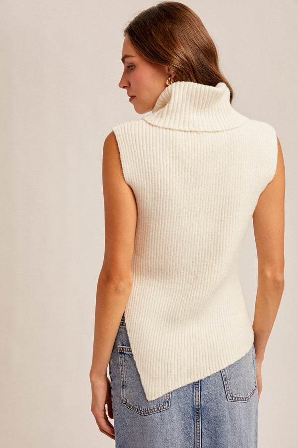 Asymmetrical Sweater Vest