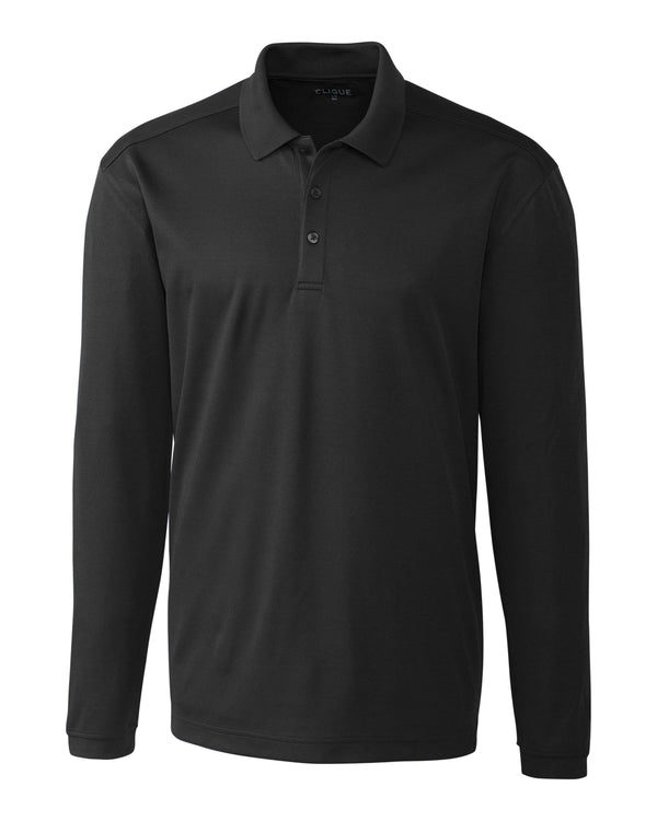 Performance Pique Long Sleeve Polo