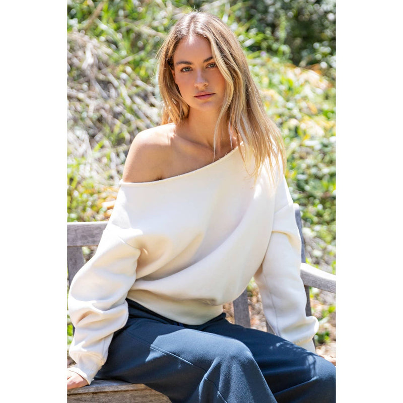 French Terry Off Shoulder