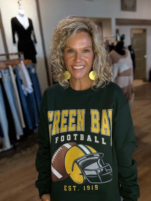 Vintage Green Bay Football  Sweatshirt