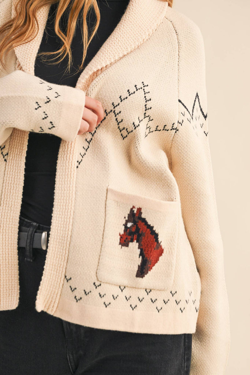 Horse Cardigan
