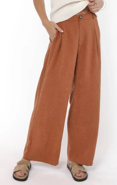 Sundown Pleated Pants