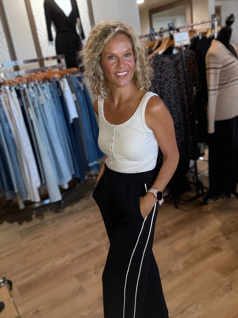 Two Stripe Poly Pant