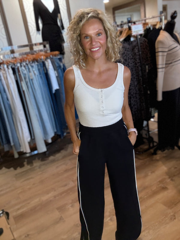 Two Stripe Poly Pant