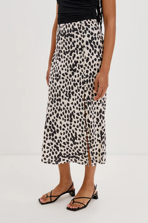 Hepburn Print Skirt