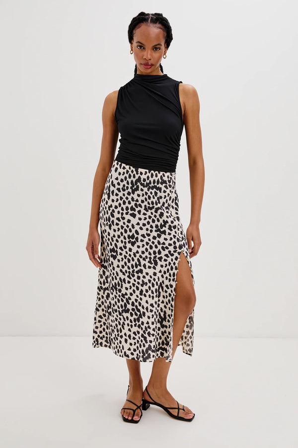 Hepburn Print Skirt