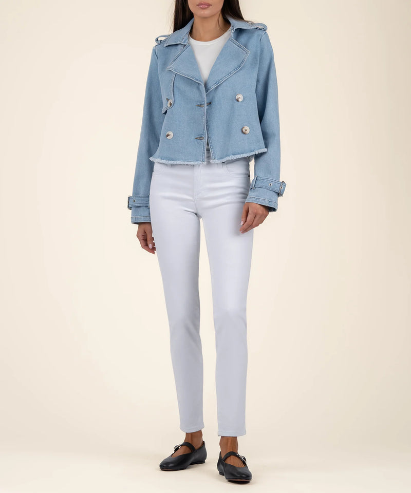 Double-Breasted Crop Jacket