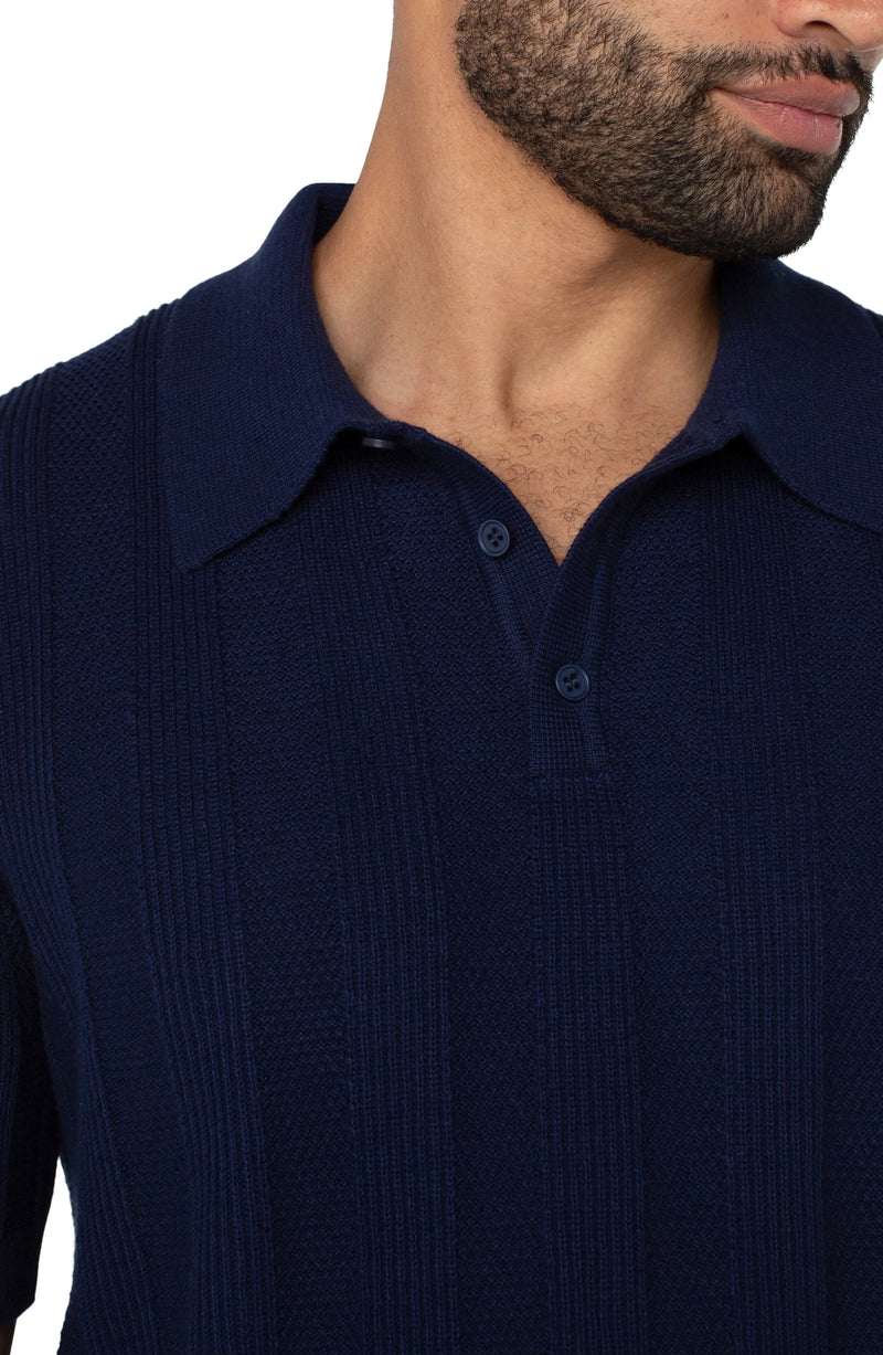 Sweater Knit Polo