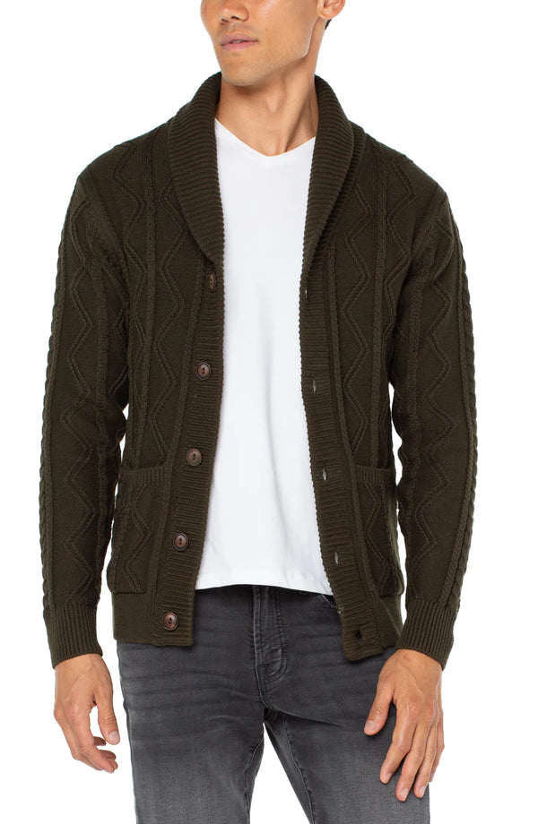 Moss Fisherman Sweater