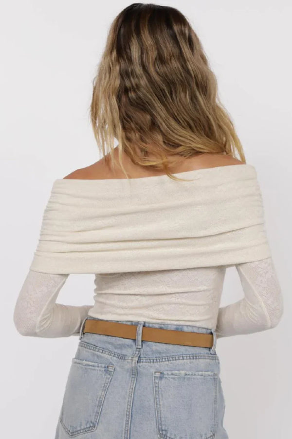 Jacquard Off the Shoulder