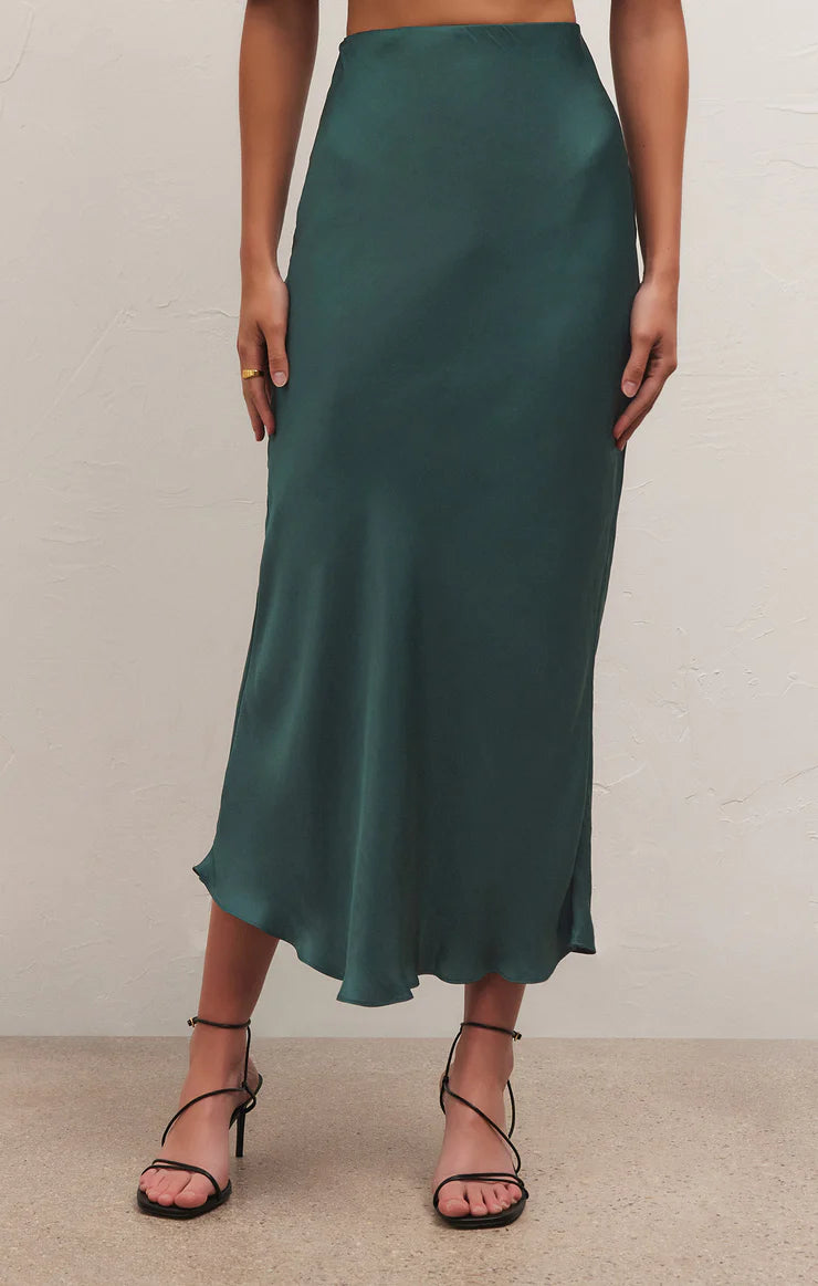 Poly Sheen Abyss Skirt