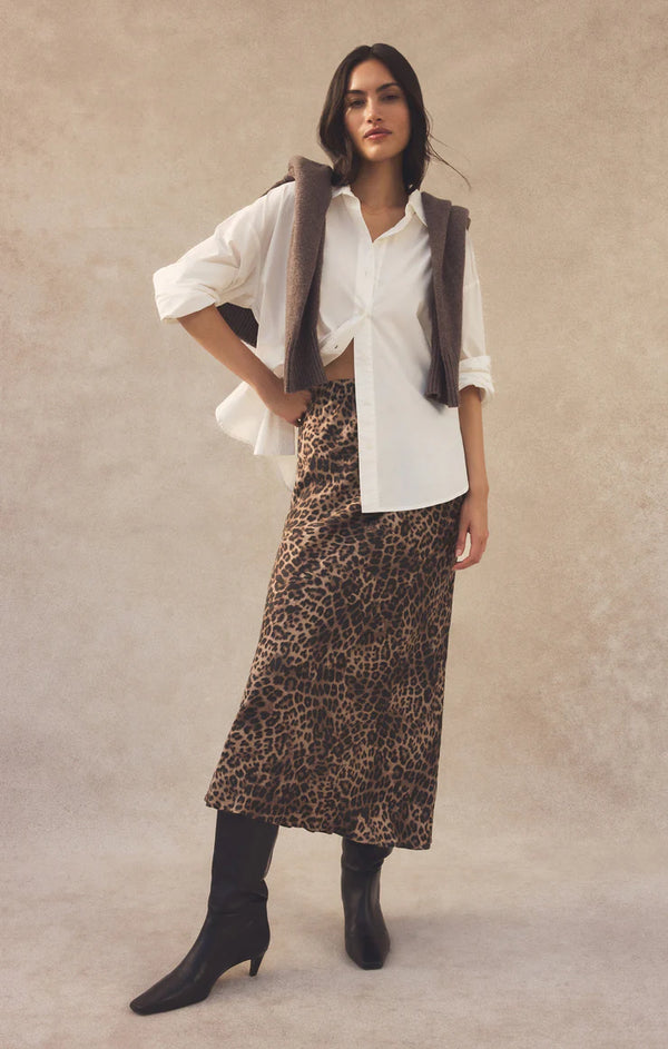 Izabel Leopard Skirt