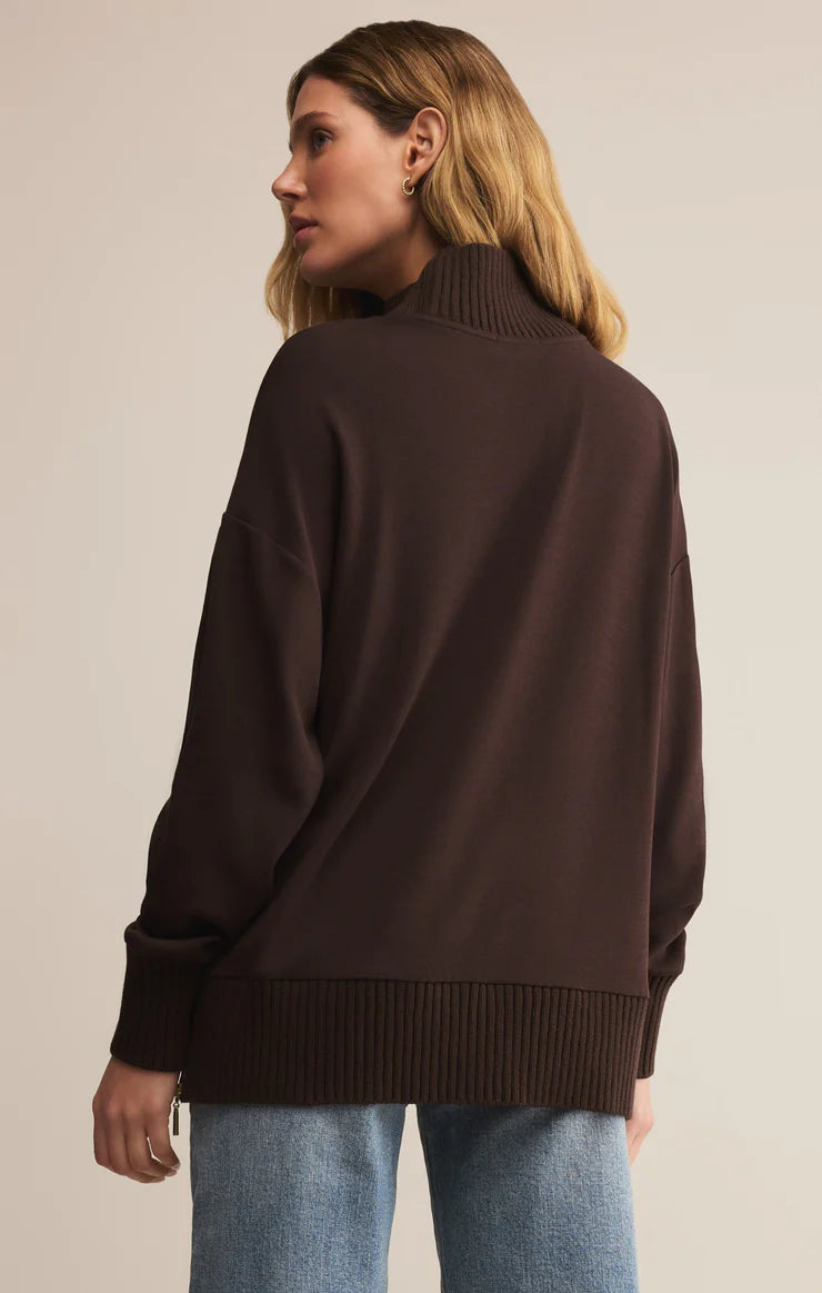 Sable Mock Neck