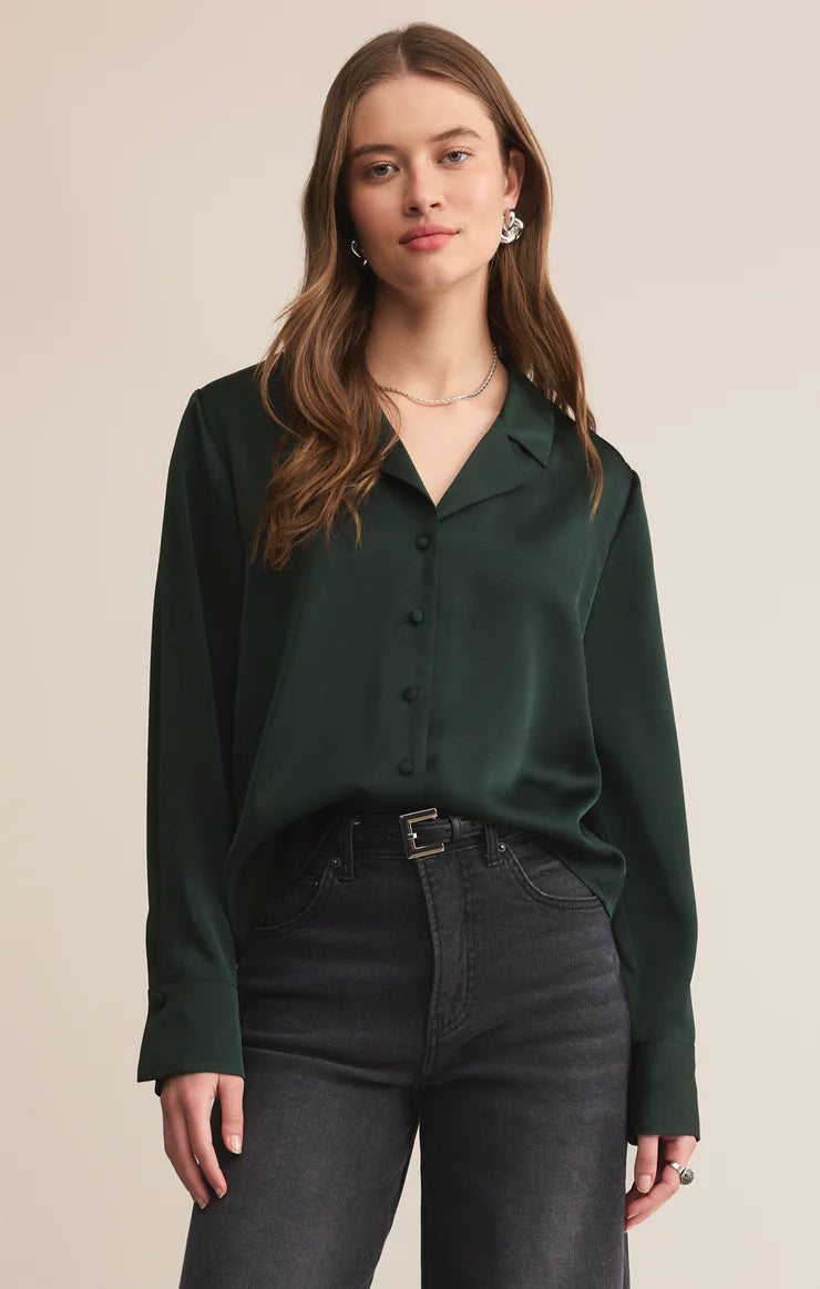 Ana Satin Blouse