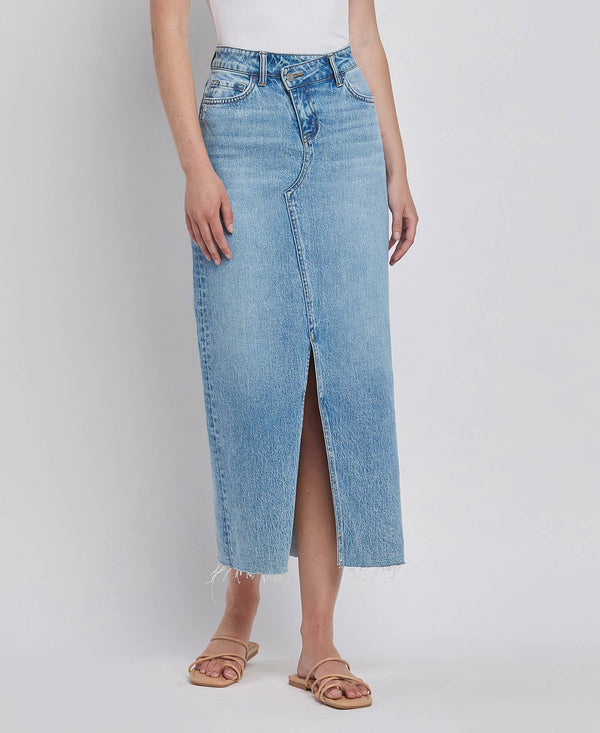 Midi Jean Skirt