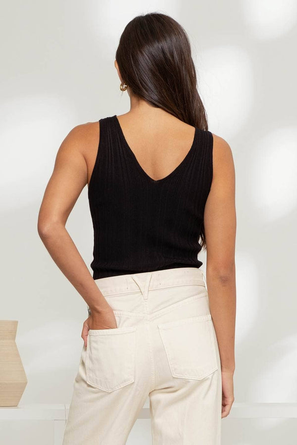 Black Knit Tank
