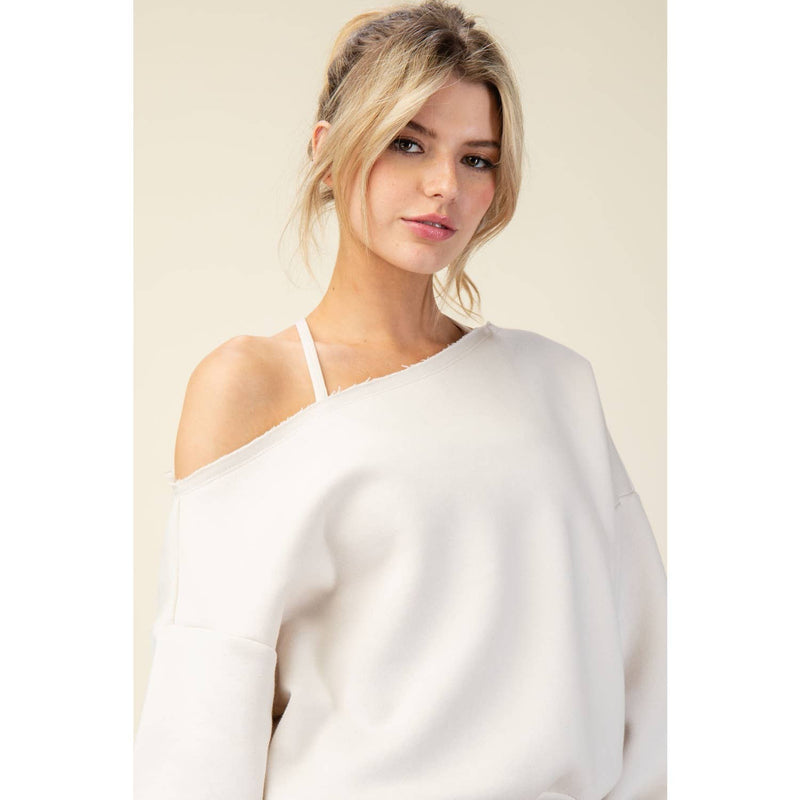 French Terry Off Shoulder