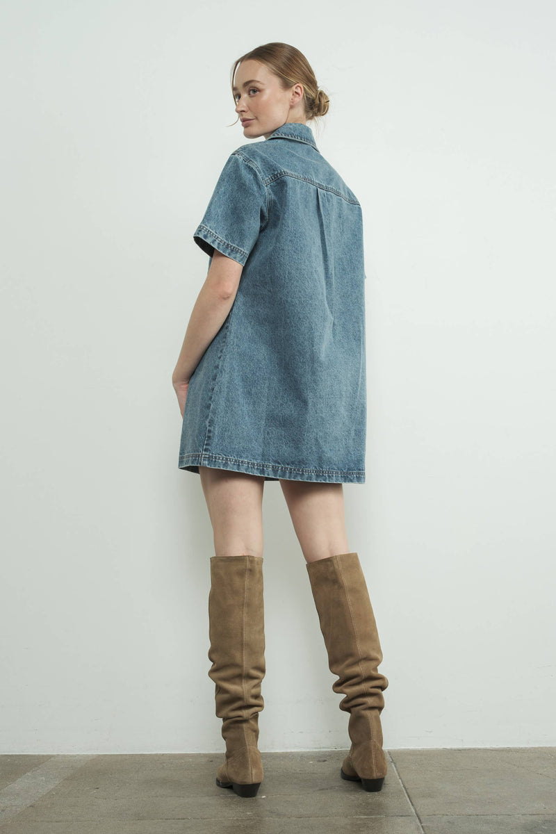 Denim Mini Dress