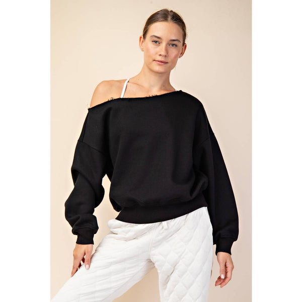 Off Shoulder Top Black