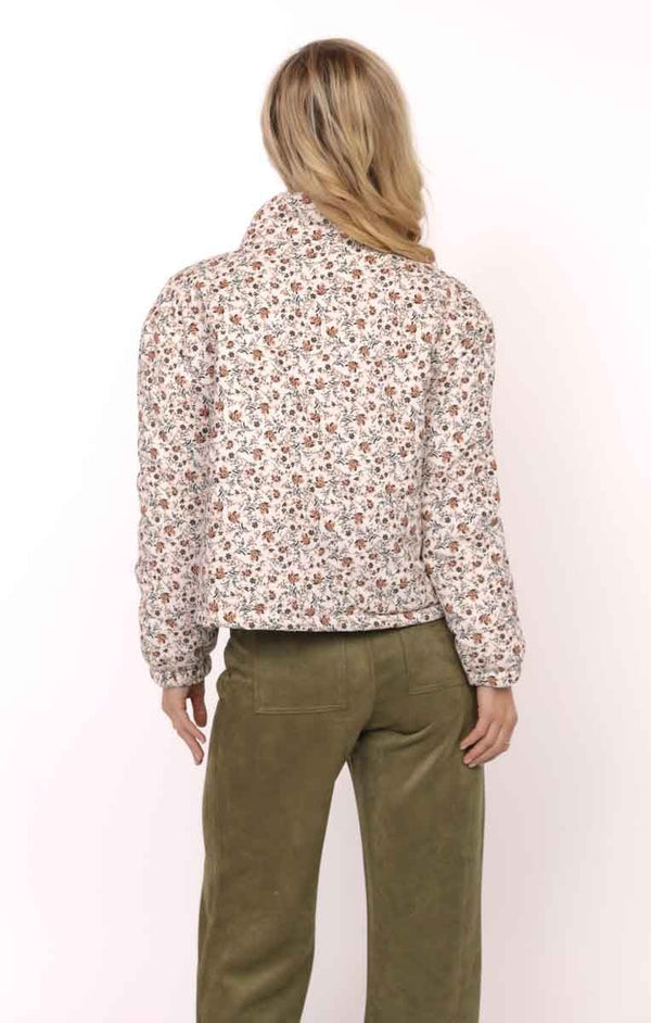 Floral Cord Jacket