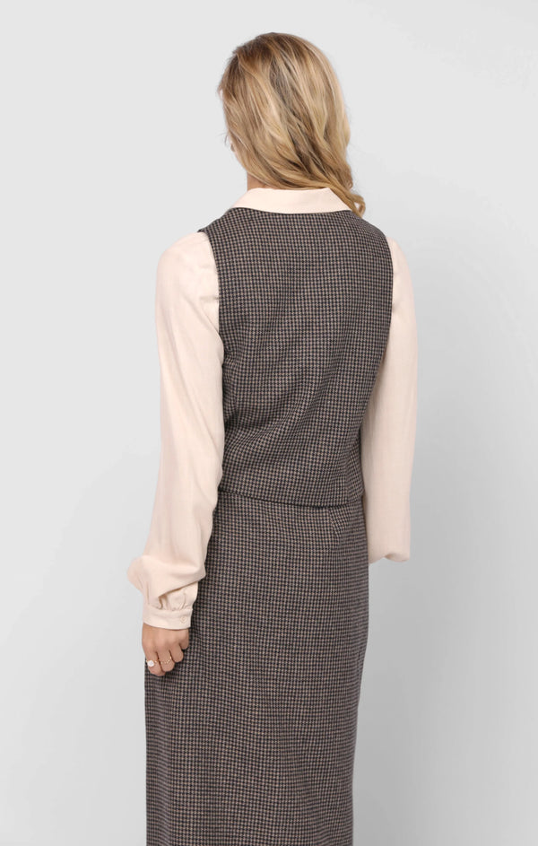 Houndstooth Vest