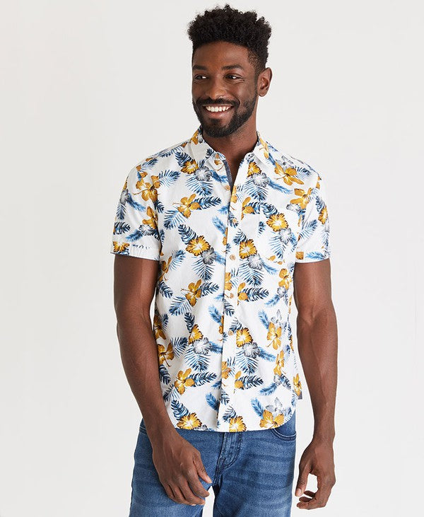 Golden Hibiscus Shirt