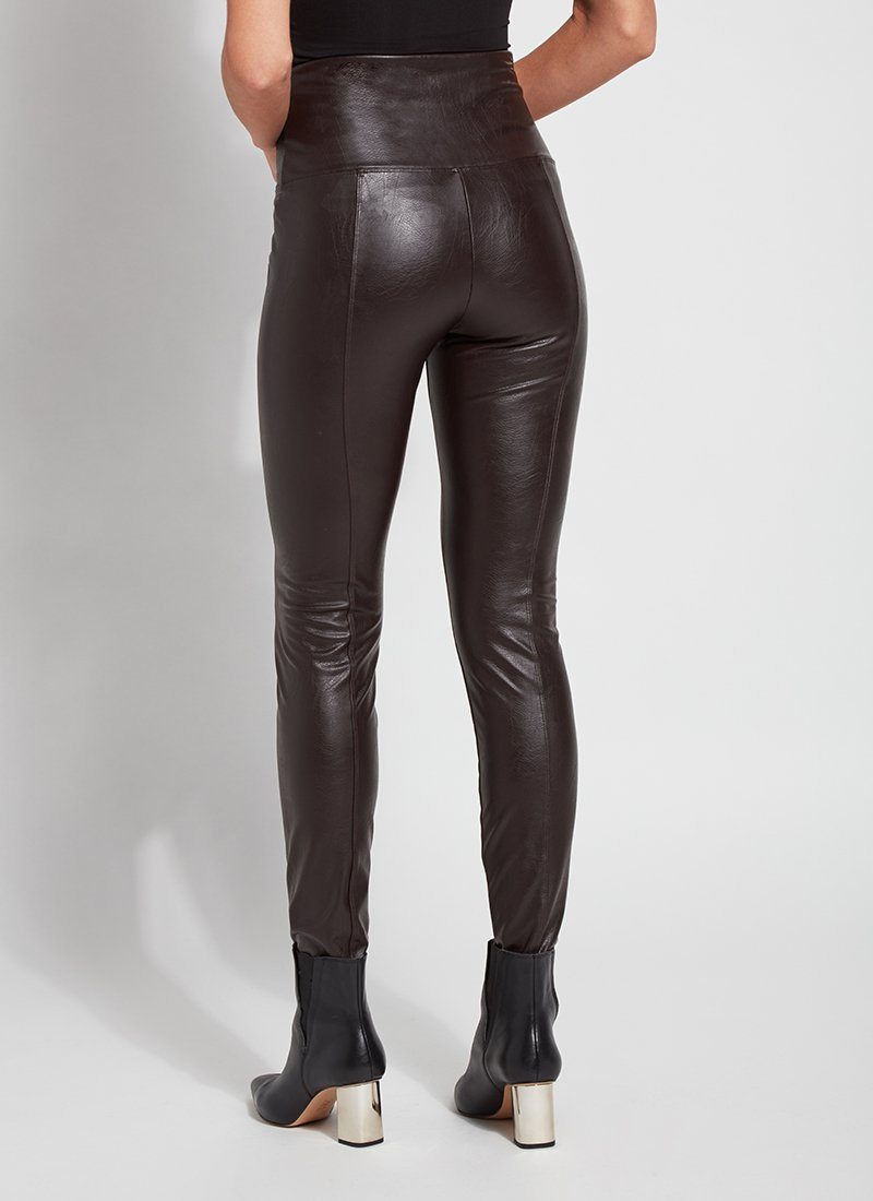 Textured Leather Legging