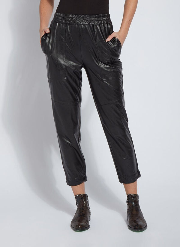 Brisk Leather Jogger