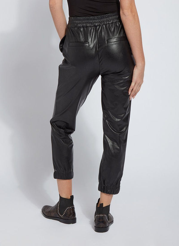 Brisk Leather Jogger