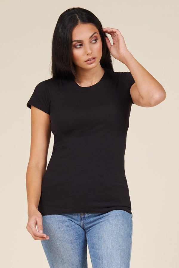Crew Black Tee
