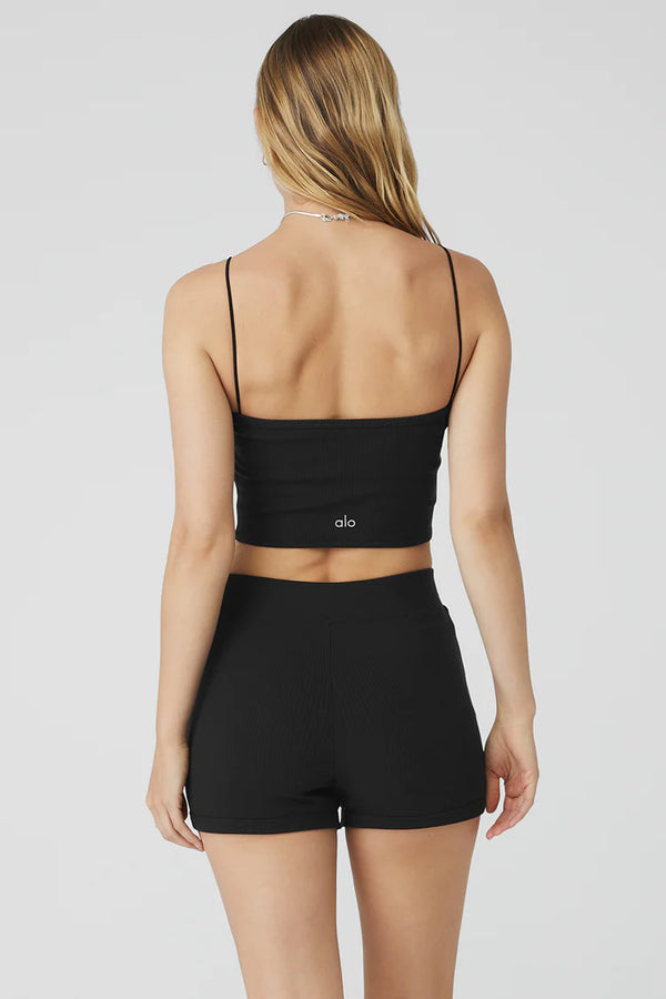 Ribbed Bandeau Top