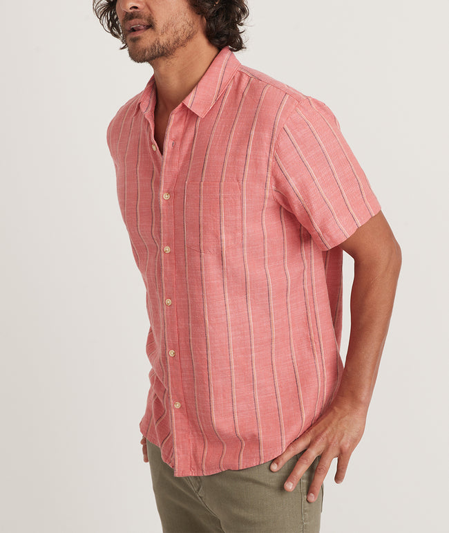 Selvage Pink Stripe Shirt